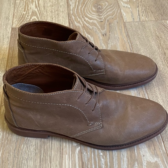 Aldo Leather Short Boots Light Brown Tan Colour - Picture 6 of 6